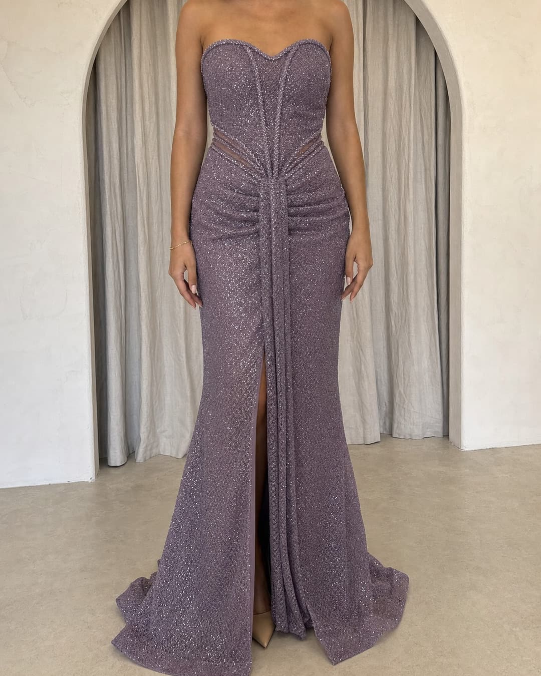 The Leyla Dress, Lila galajurk