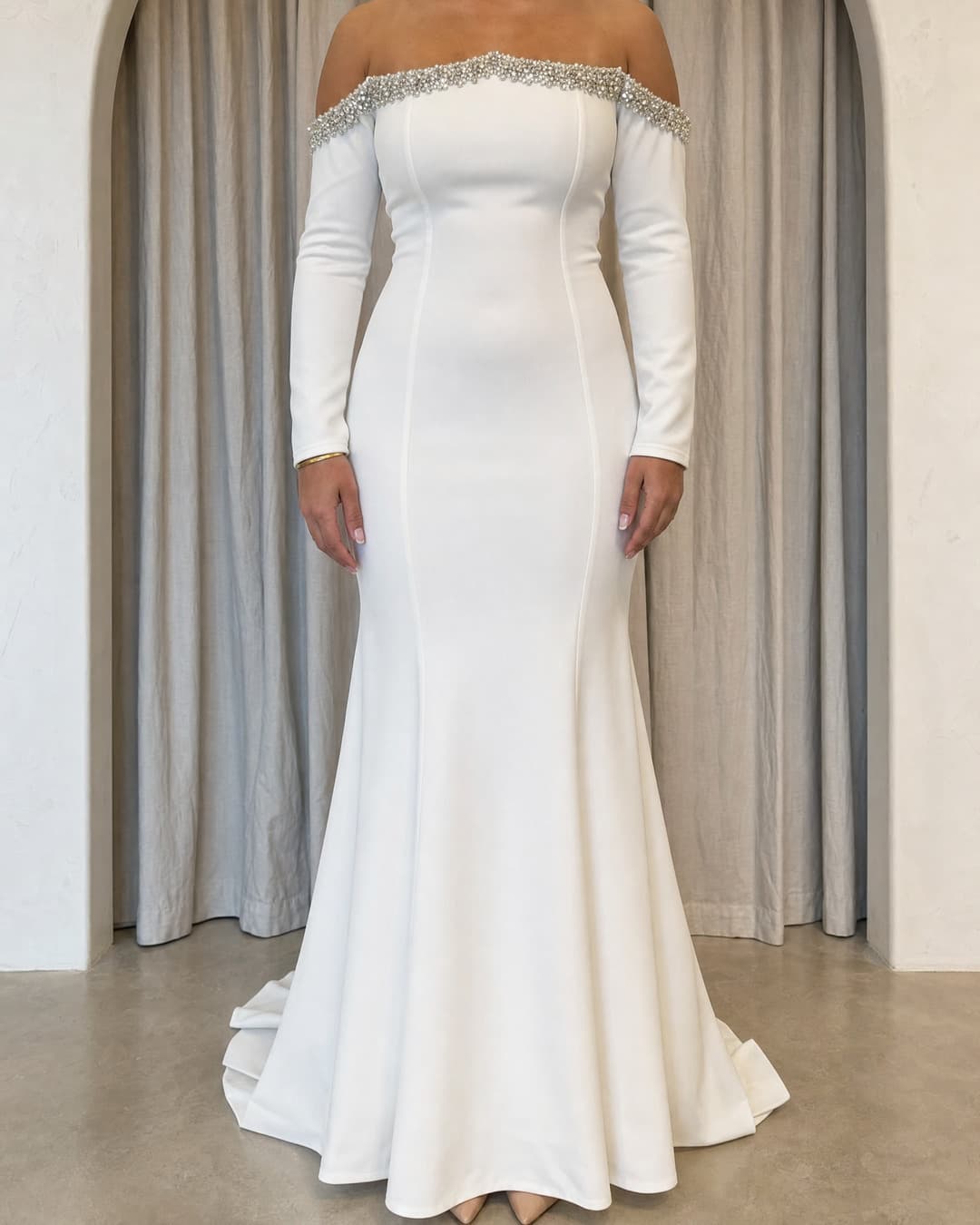 The Rosa Dress, Ivoor galajurk